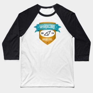 Hardcore Hardtail Retro Logo Baseball T-Shirt